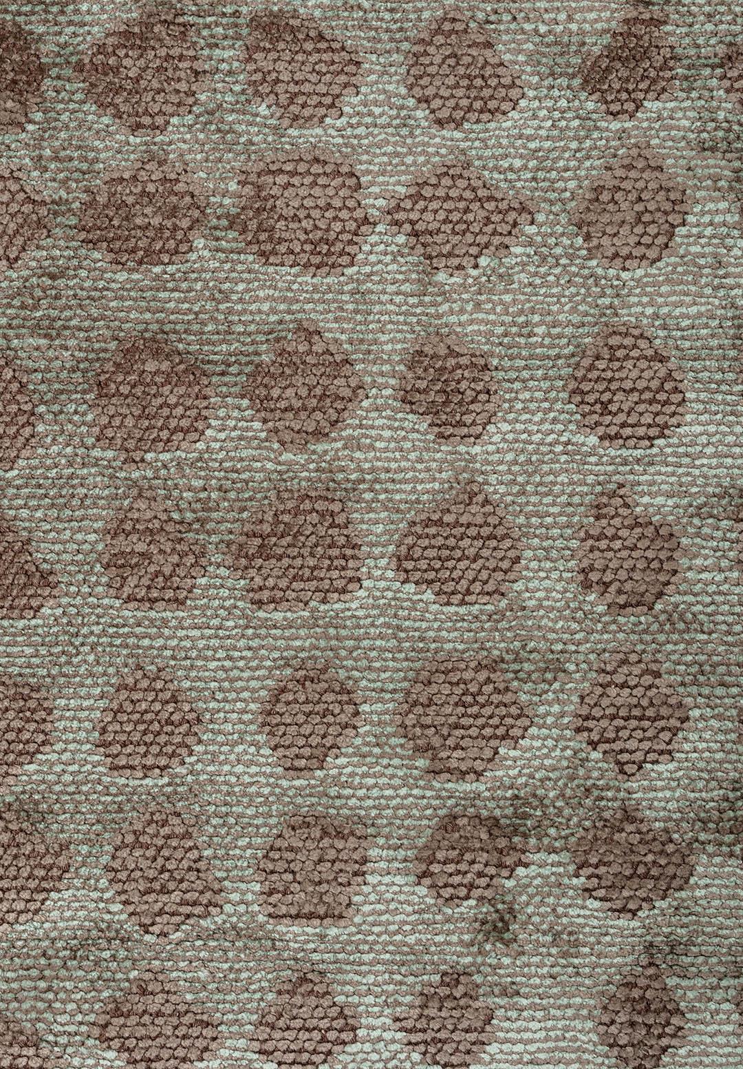 DOTS RIVER GREEN - KHAKI RUG