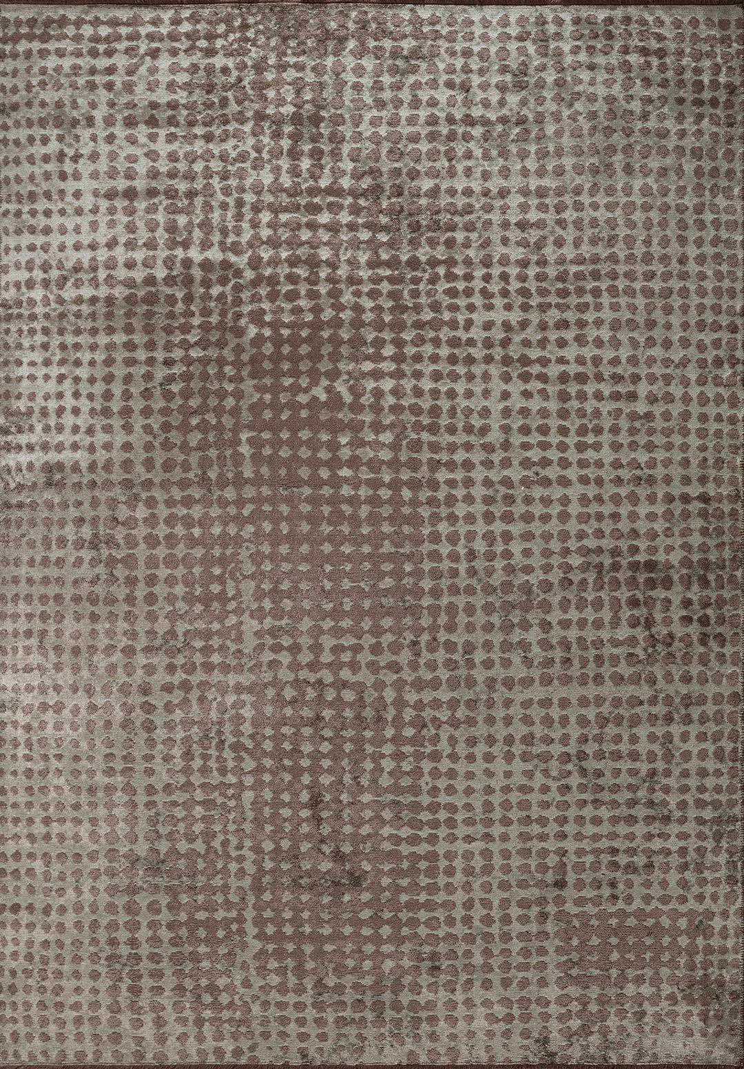 DOTS RIVER GREEN - KHAKI RUG