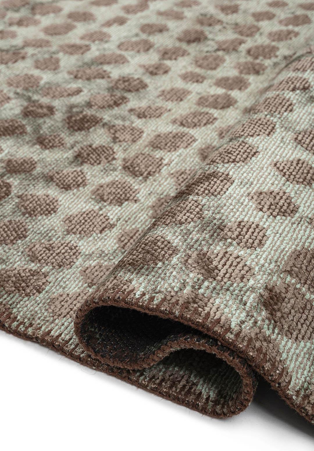 DOTS RIVER GREEN - KHAKI RUG