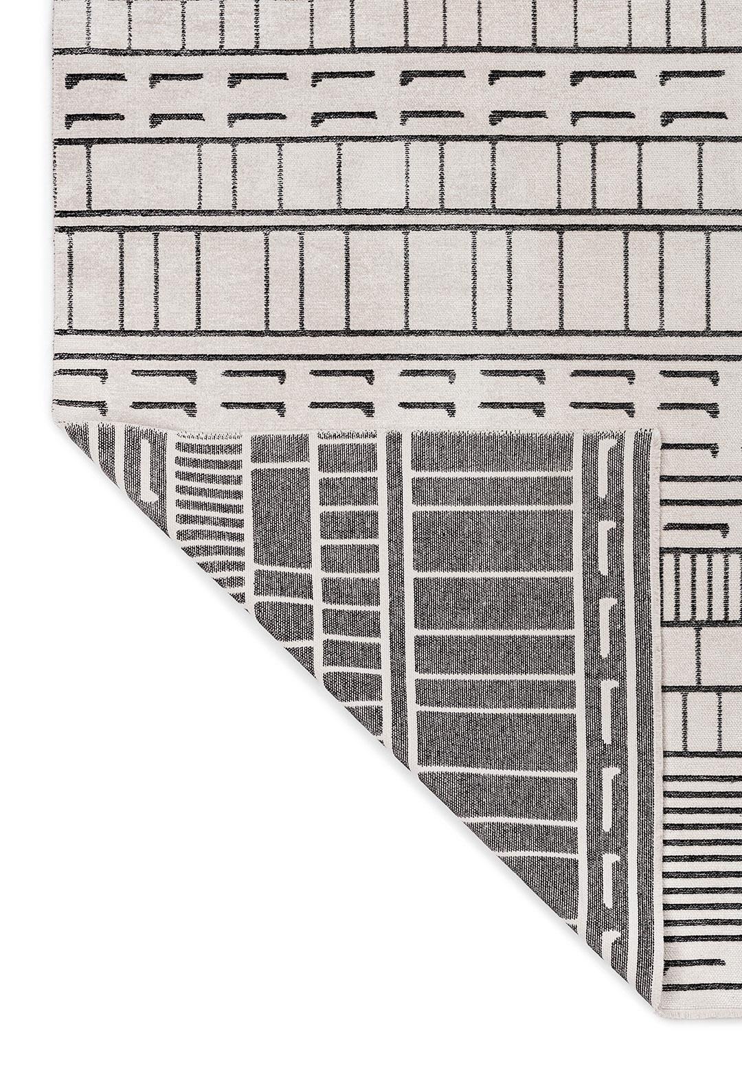 INFINITY BLACK - ECRU RUG