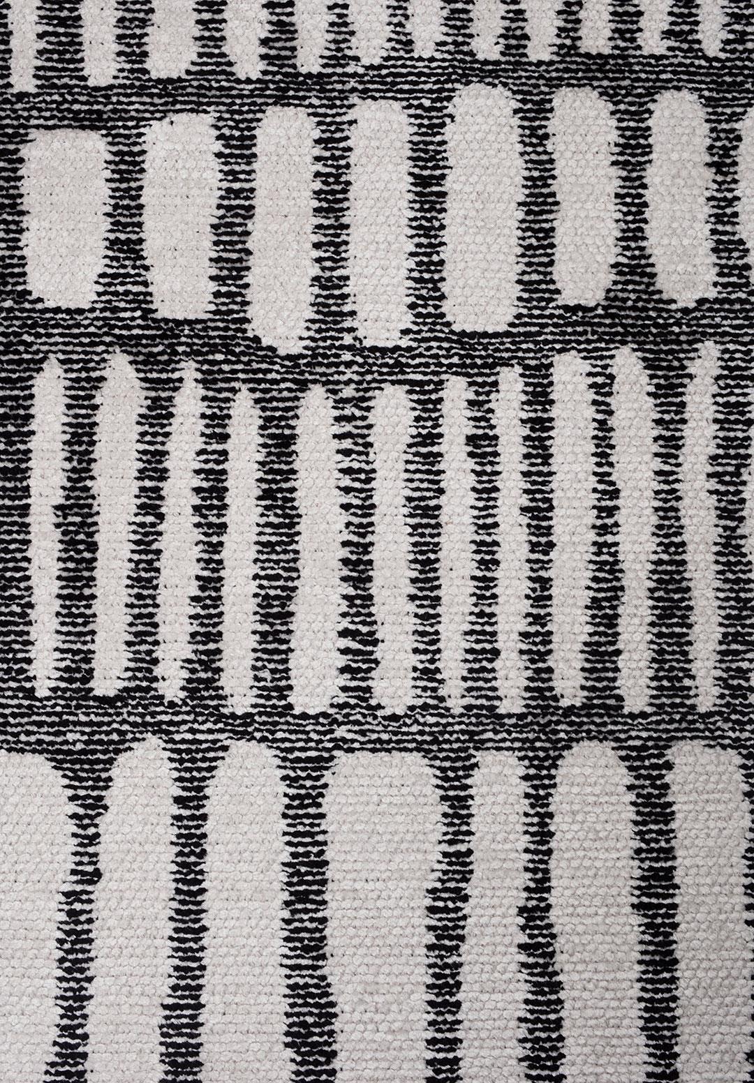 TEMPO BLACK - ECRU RUG