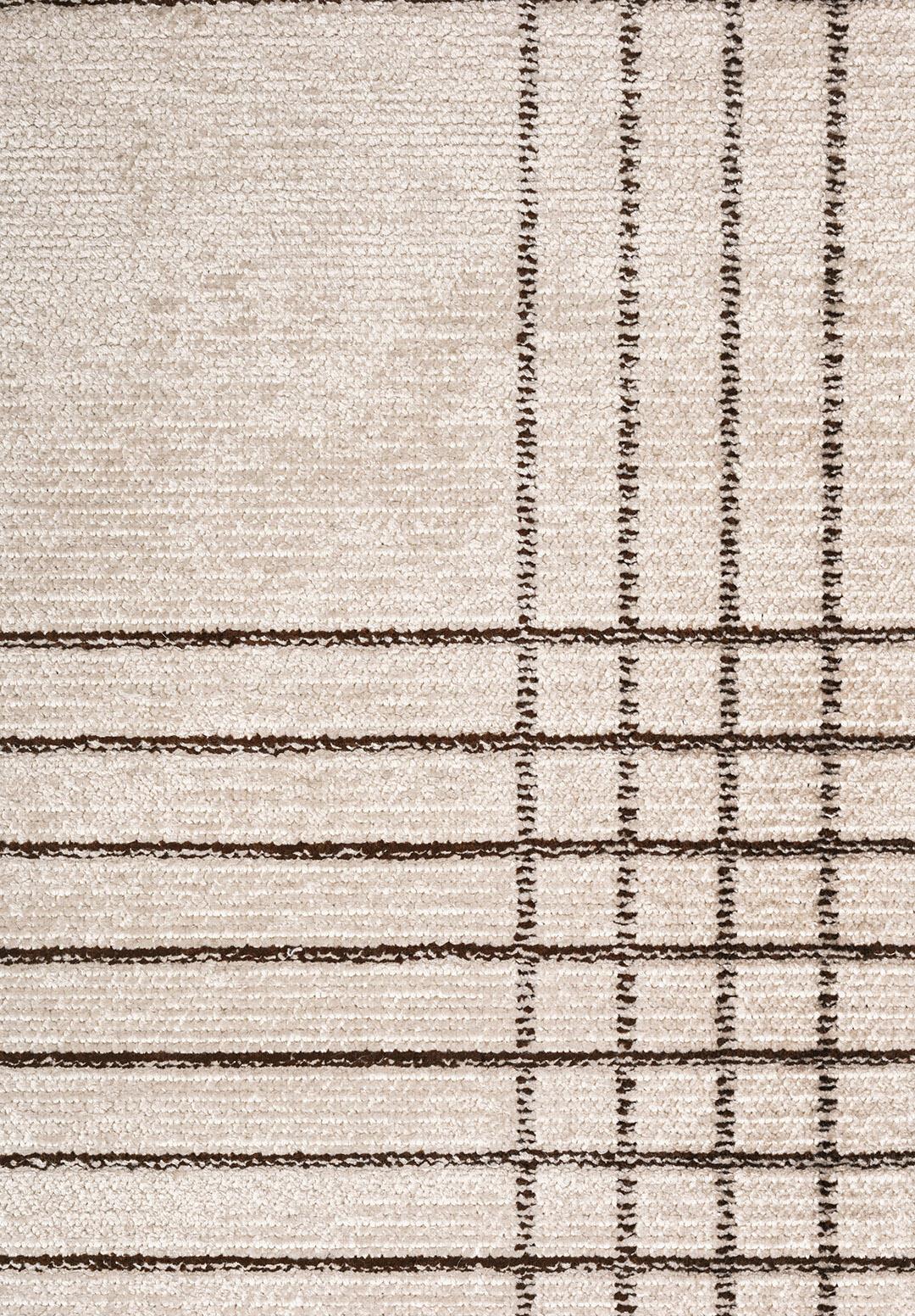 APEX DARK BROWN - STONE RUG