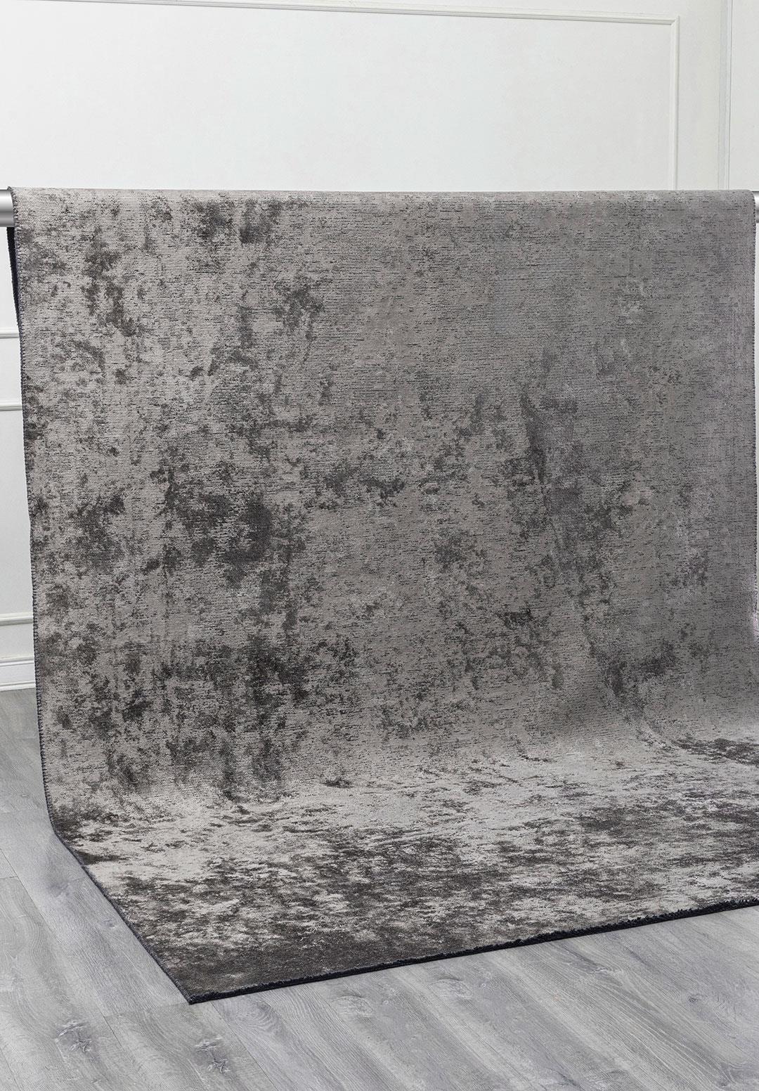 MEDALLION DARK GREY RUG