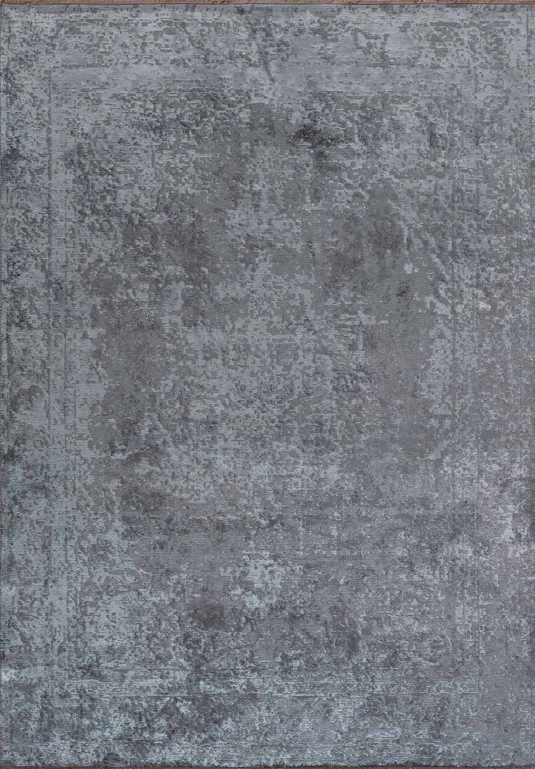 MEDALLION ICE BLUE - BLUE RUG