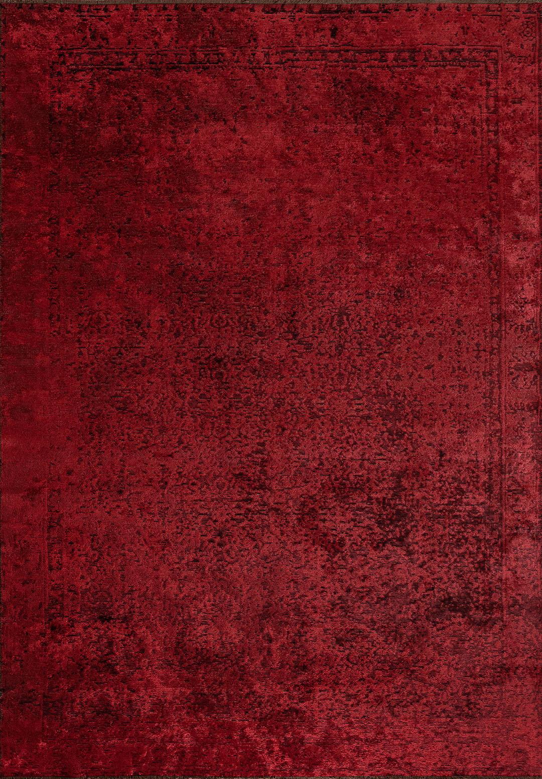 HERITAGE BLACK - RED RUG