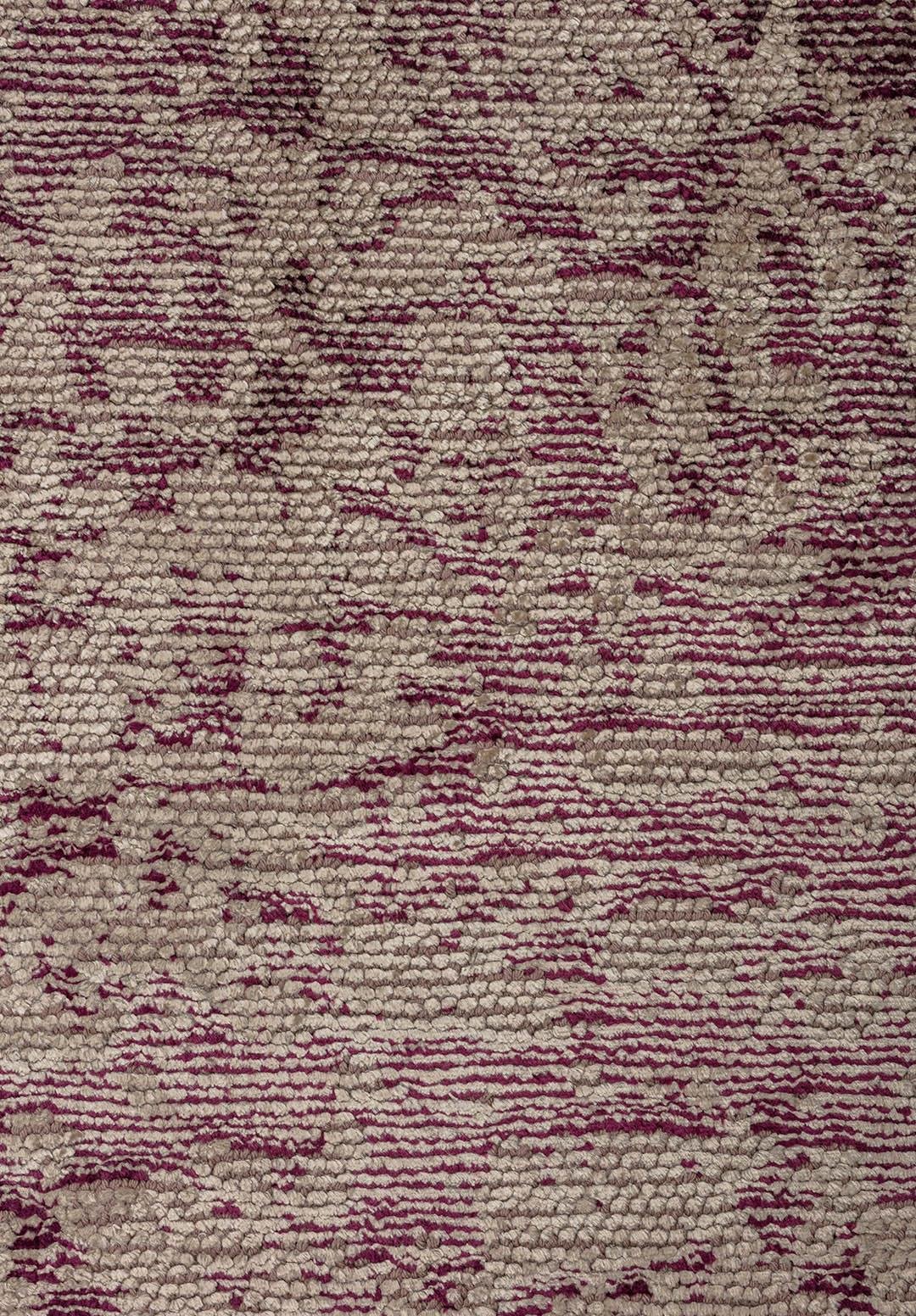 HERITAGE DARK DAMSON - BEIGE RUG