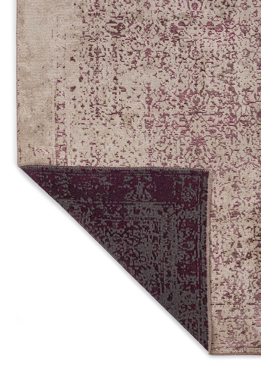 HERITAGE DARK DAMSON - BEIGE RUG