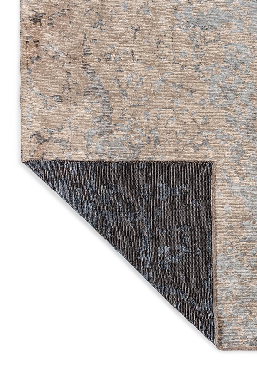 GLORY BLUE - BEIGE RUG