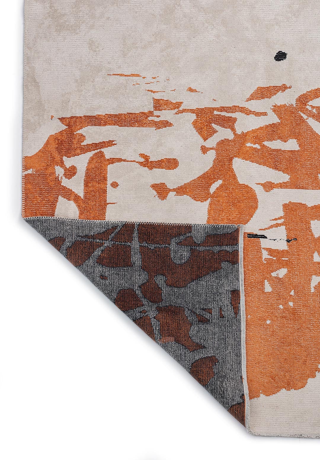 ASTORIA TERRA - BLACK - ECRU RUG - 3