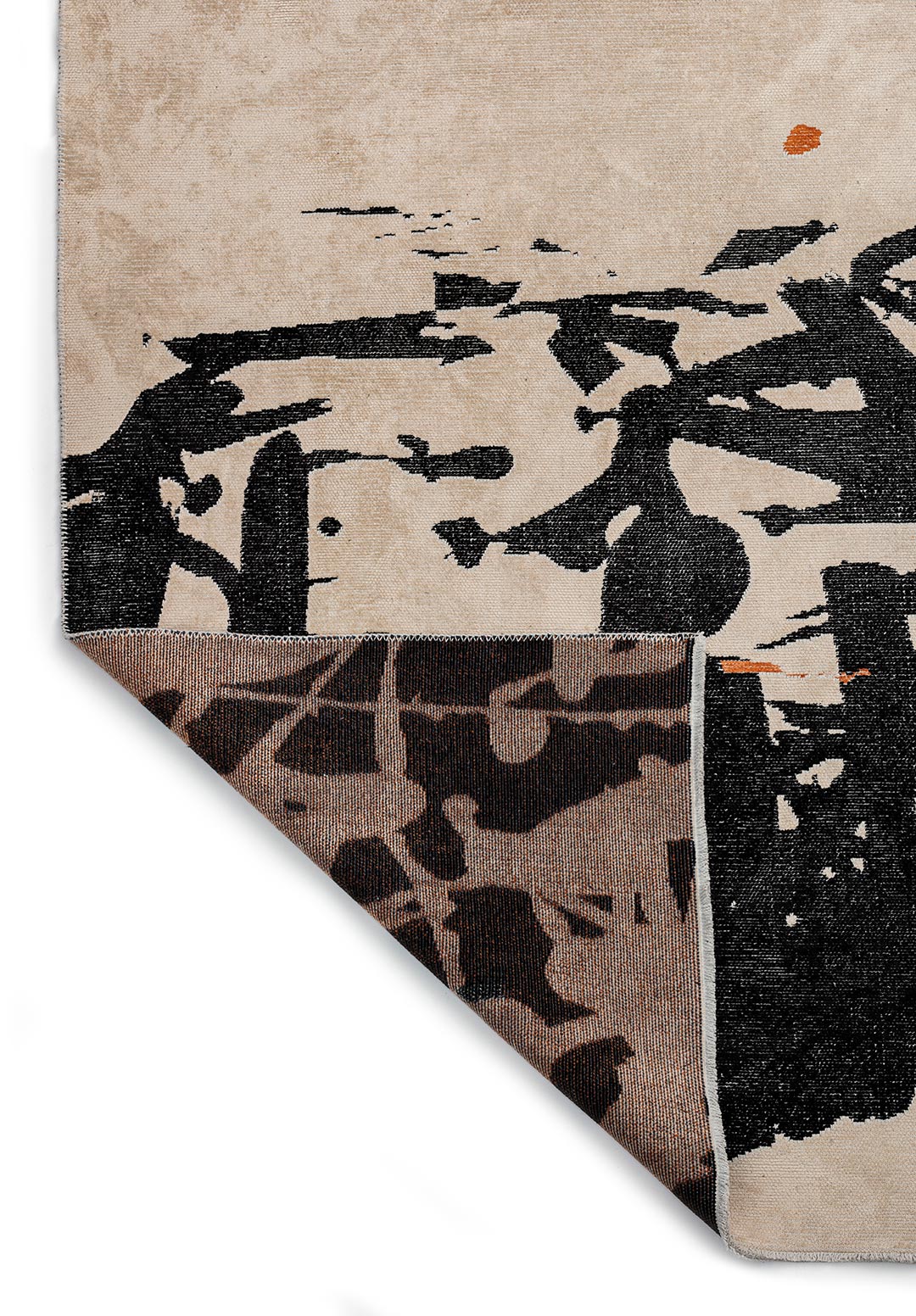 ASTORIA BLACK - TERRA - ECRU RUG - 3