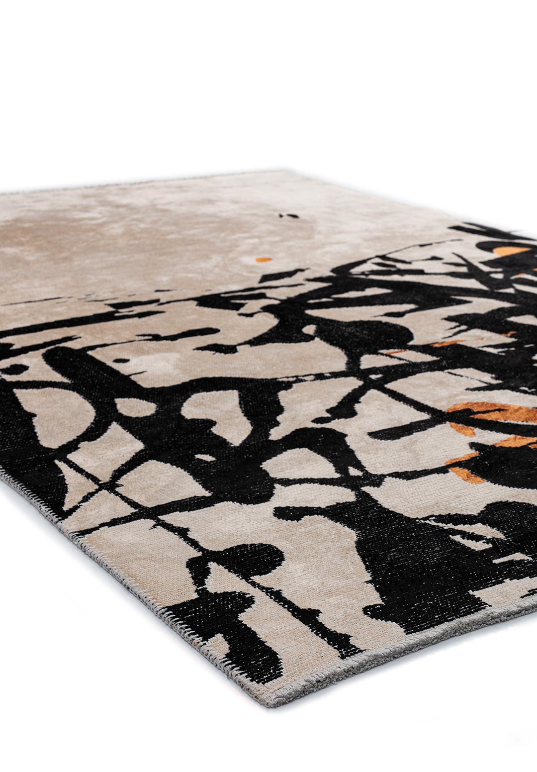 ASTORIA BLACK - TERRA - ECRU RUG - 4