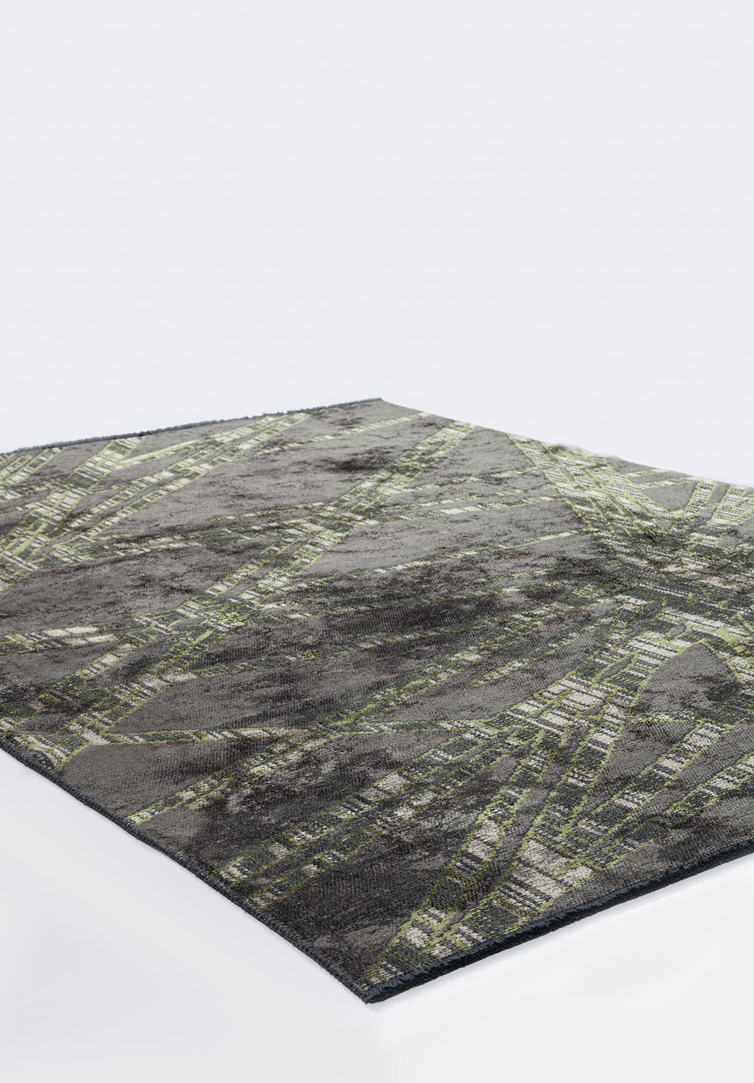 GRENOBLE GREEN - CHARCOAL - BEIGE RUG
