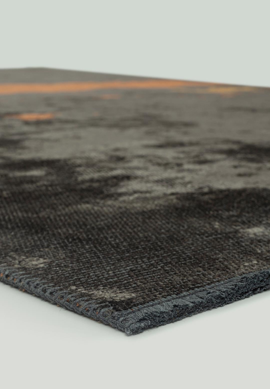 GRANADA TERRA - MUSTARD - ANTHRACITE RUG