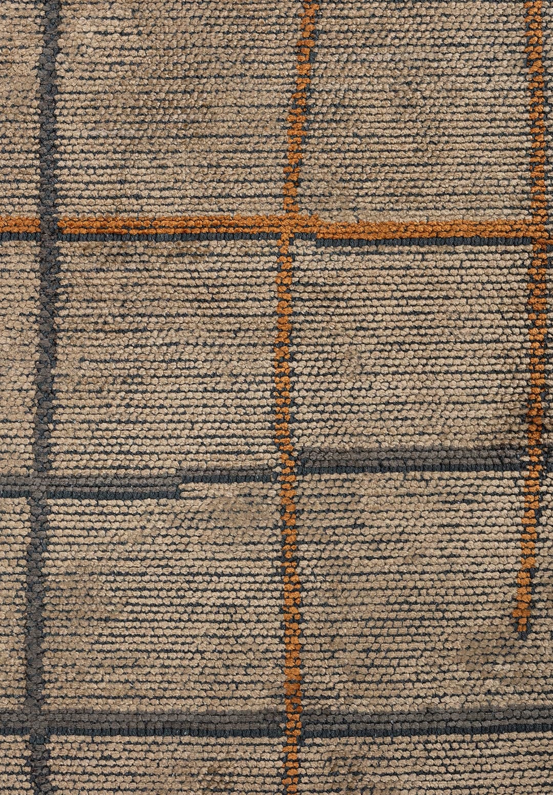 BROOKLYN TERRA - DARK BEIGE - ANTHRACITE RUG