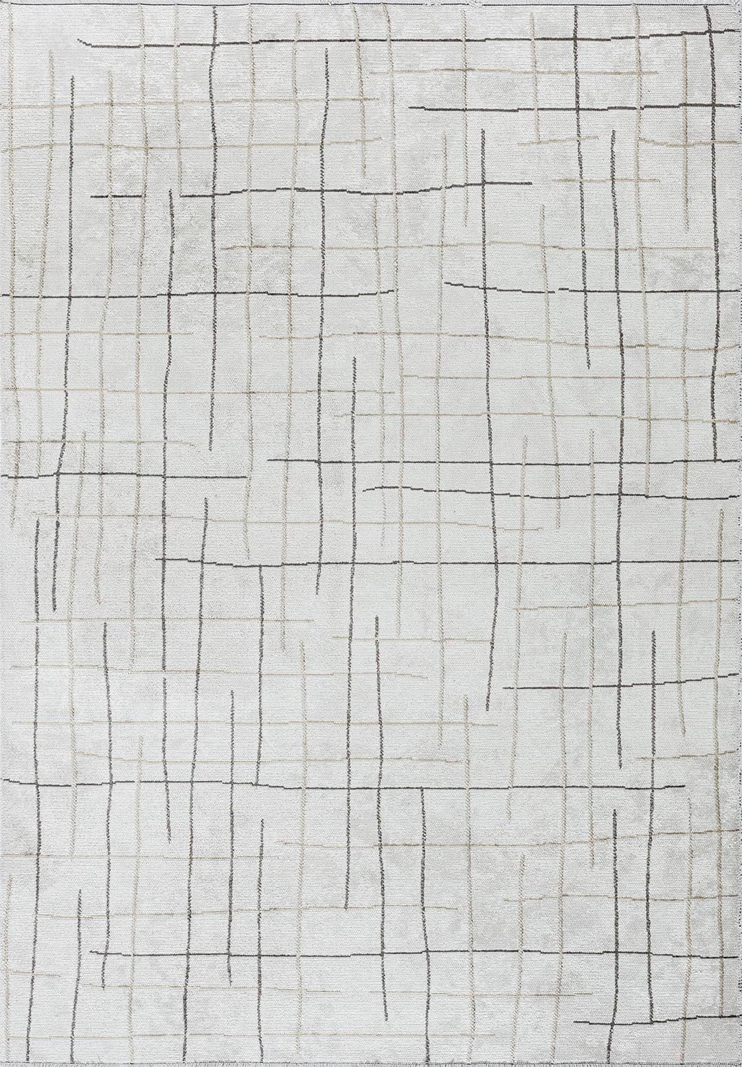 BROOKLYN ANTHRACITE - ECRU - BEIGE RUG - 1