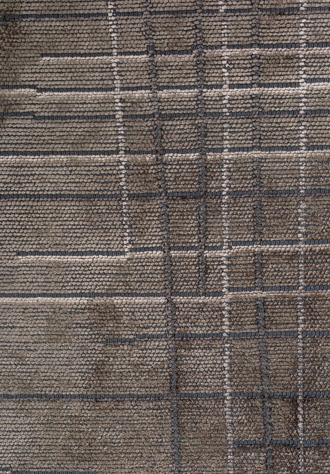 MANHATTAN KHAKI - BEIGE - ANTHRACITE RUG