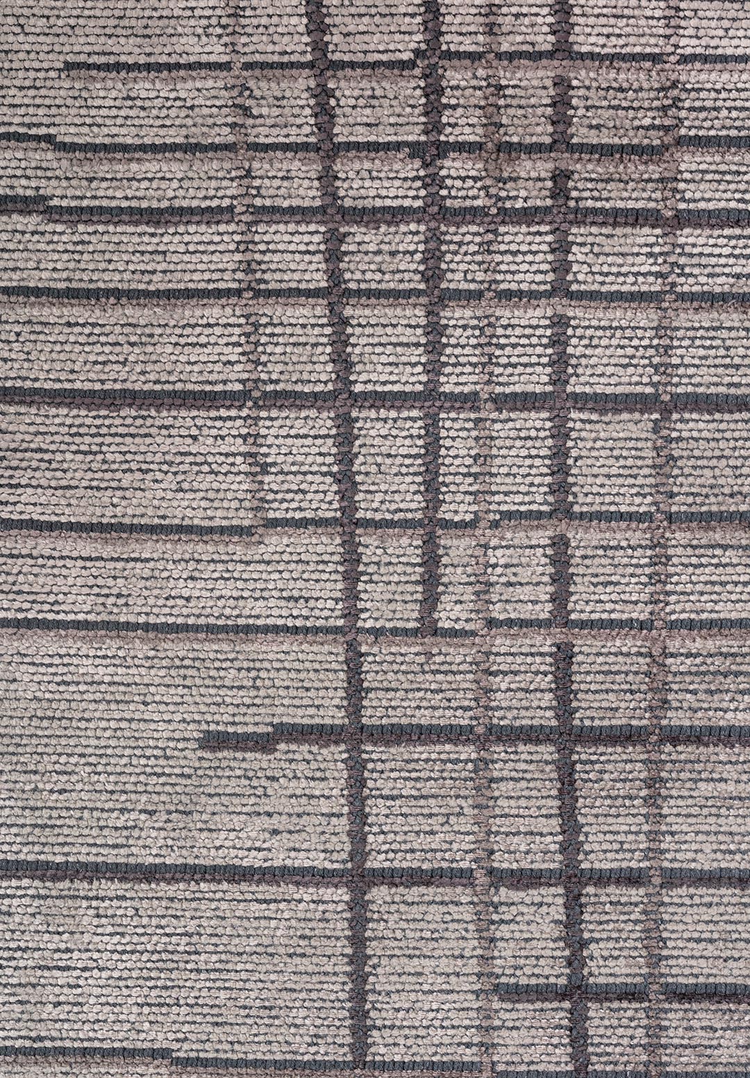 MANHATTAN CREAM - DARK GREY - CHARCOAL RUG