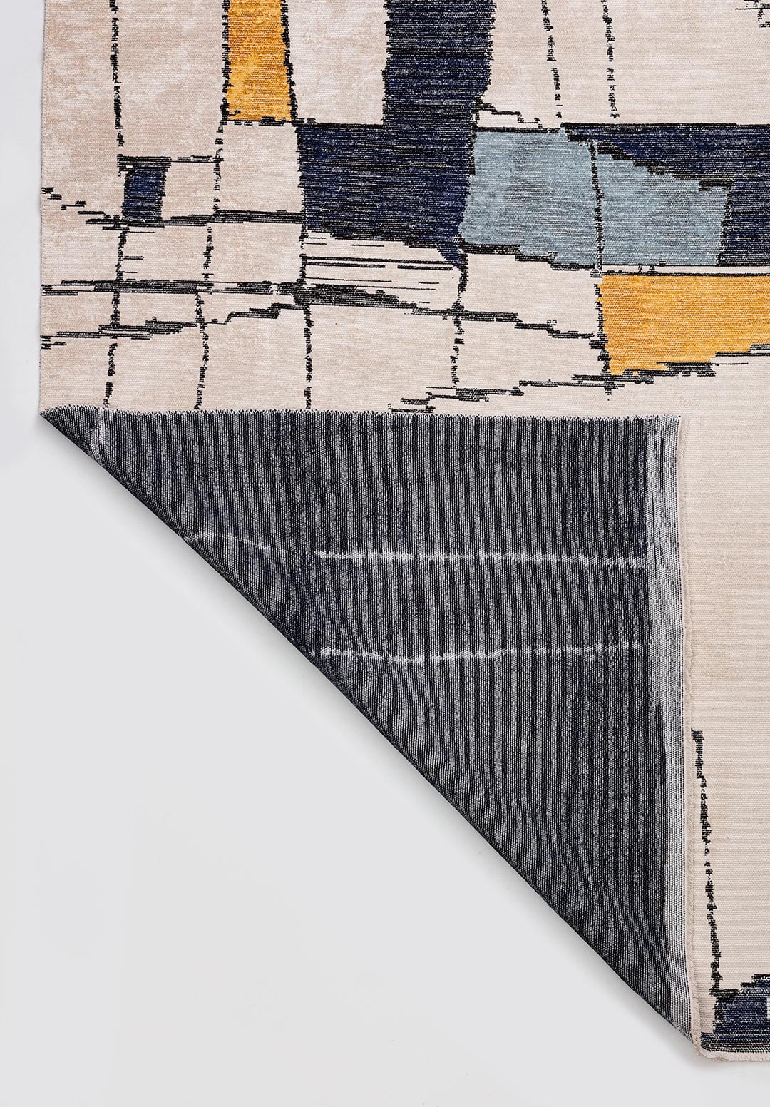 BRISTOL BLACK - DARK NAVY - RED - GOLD - BLUE - ECRU RUG