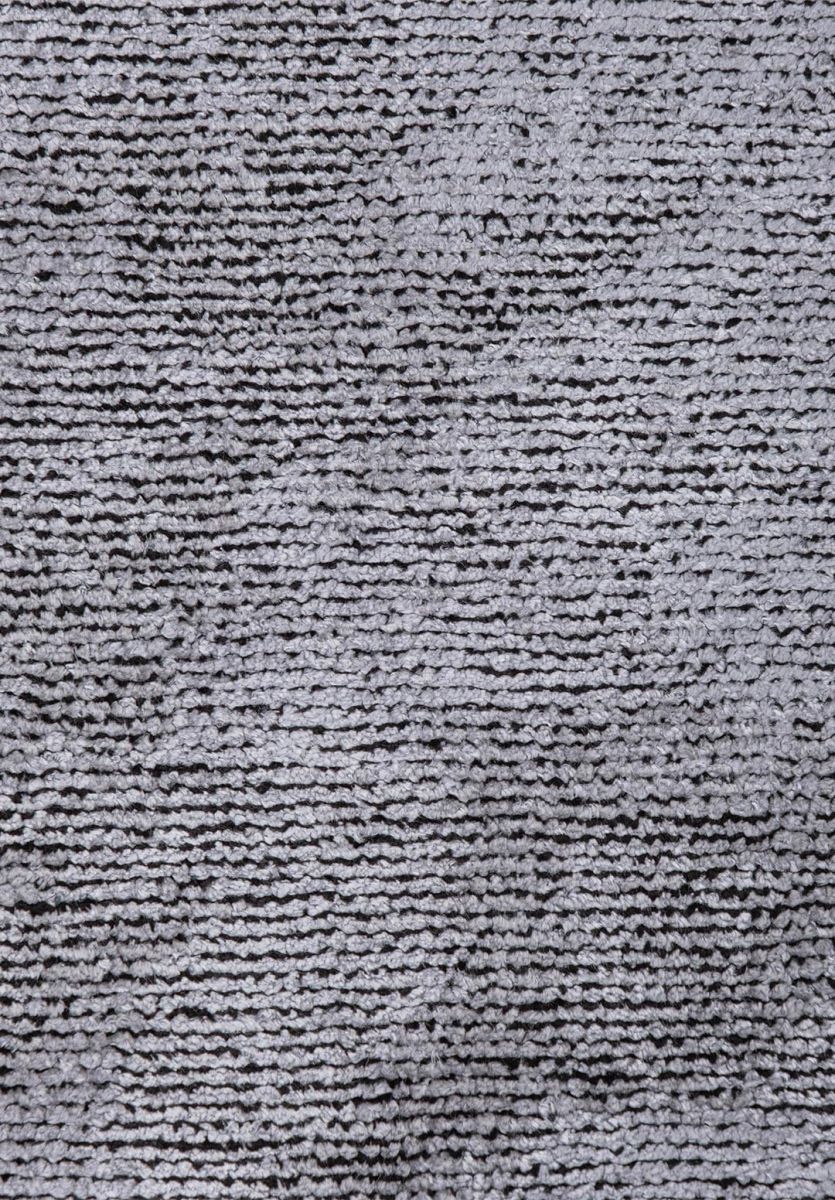 HAZE LIGHT GREY - BLACK RUG
