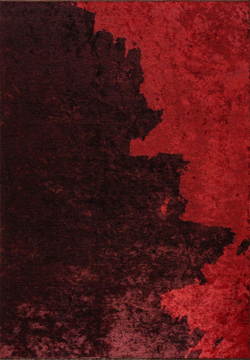 COAST RED - BLACK RUG
