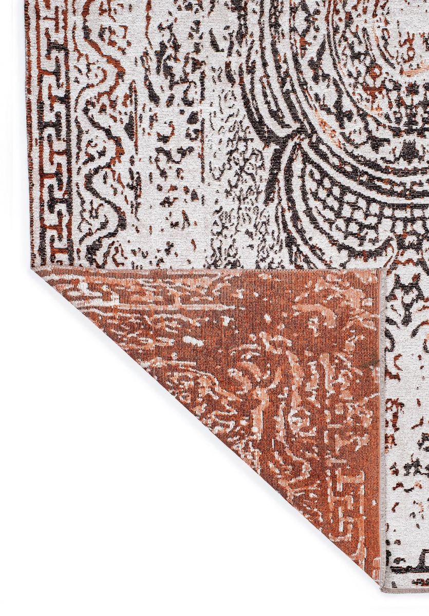 GORDION BLACK - RUST - BONE RUG
