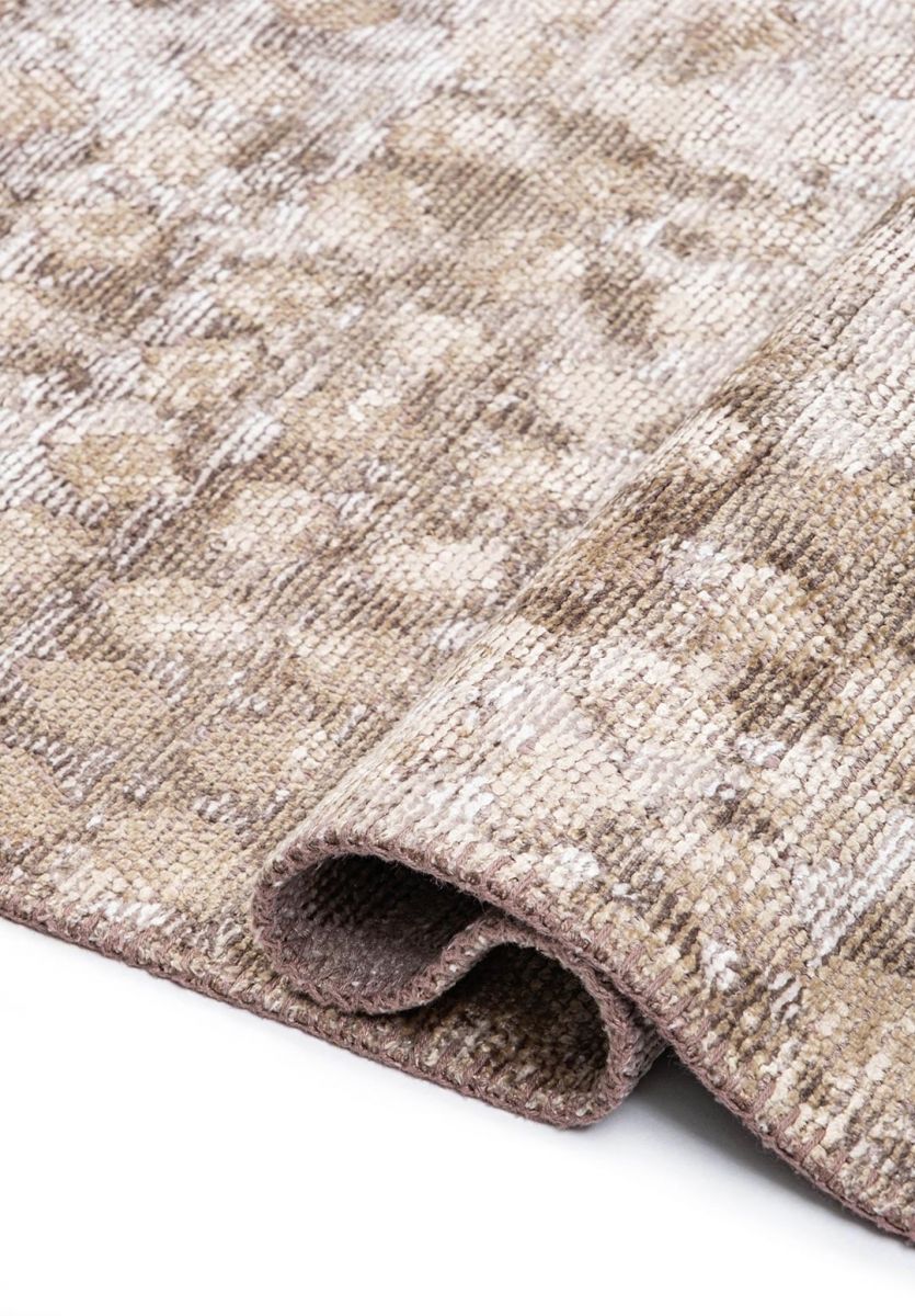 DOTS WHITE - DARK GREY - BEIGE RUG