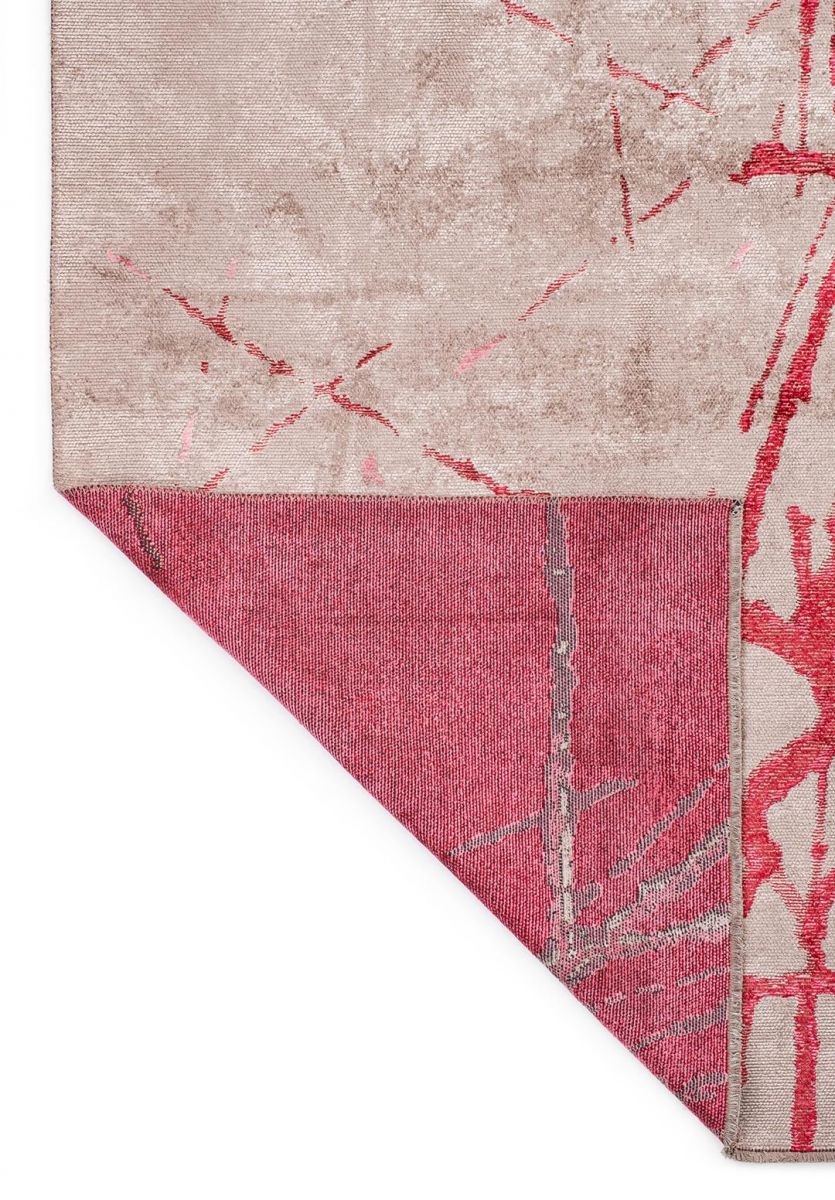 CRACK MAGENTA - PINK - GREY RUG