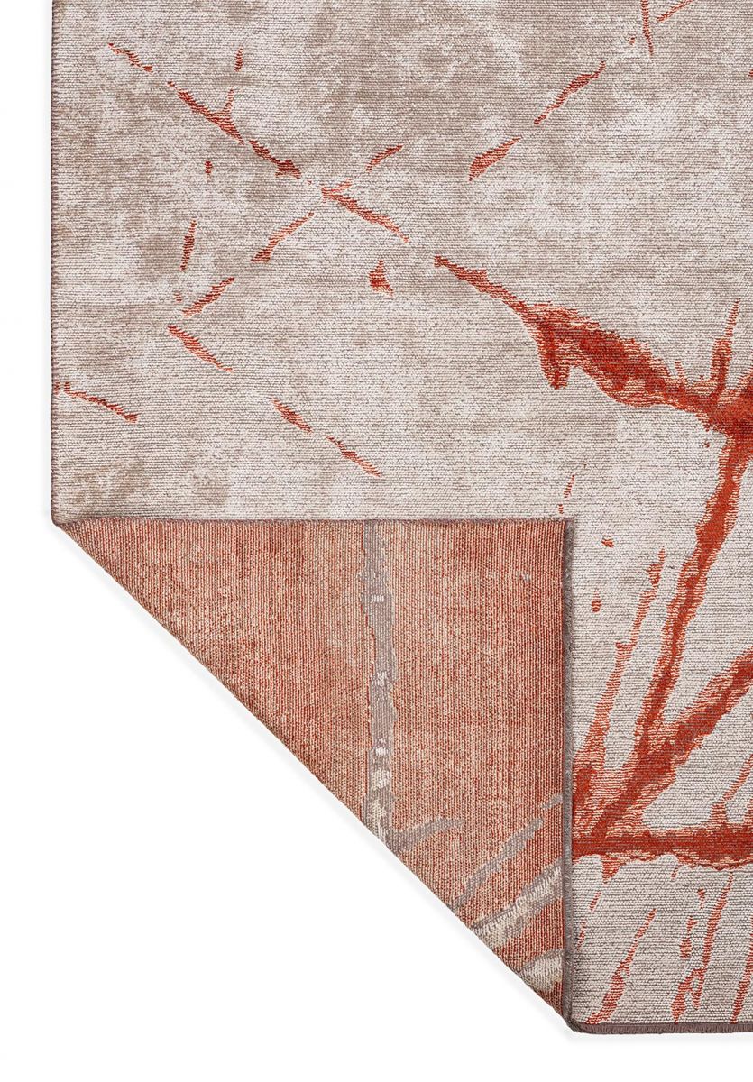 CRACK RUST - CREAM - BONE RUG