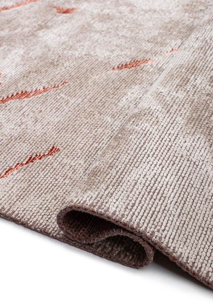 CRACK RUST - CREAM - BONE RUG