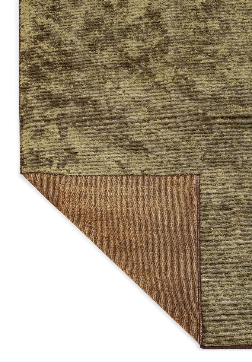 URBAN GREEN - GOLD - BLACK RUG