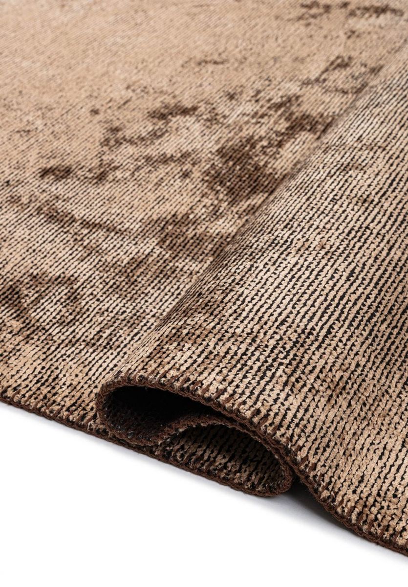 URBAN DARK BEIGE - DARK BROWN - BLACK RUG