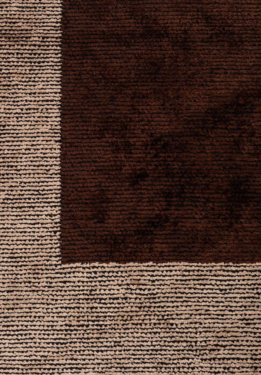 URBAN DARK BEIGE - DARK BROWN - BLACK RUG