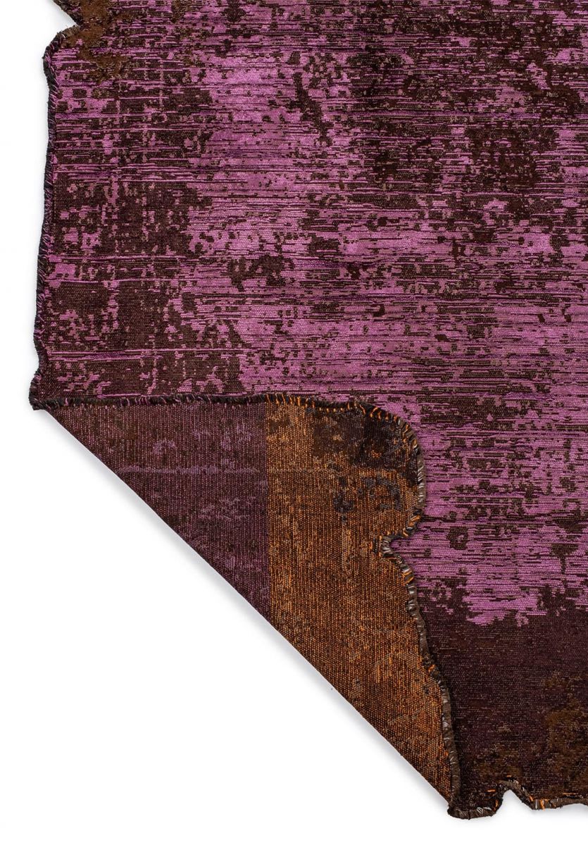 MEDALLION DARK BROWN - PINK - PURPLE - MAGENTA - CYAN - ORANGE RUG