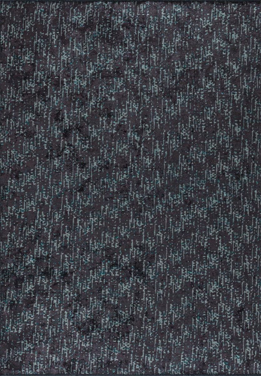 SOLSTICE CHARCOAL - DARK TURQUOISE - RIVER GREEN RUG