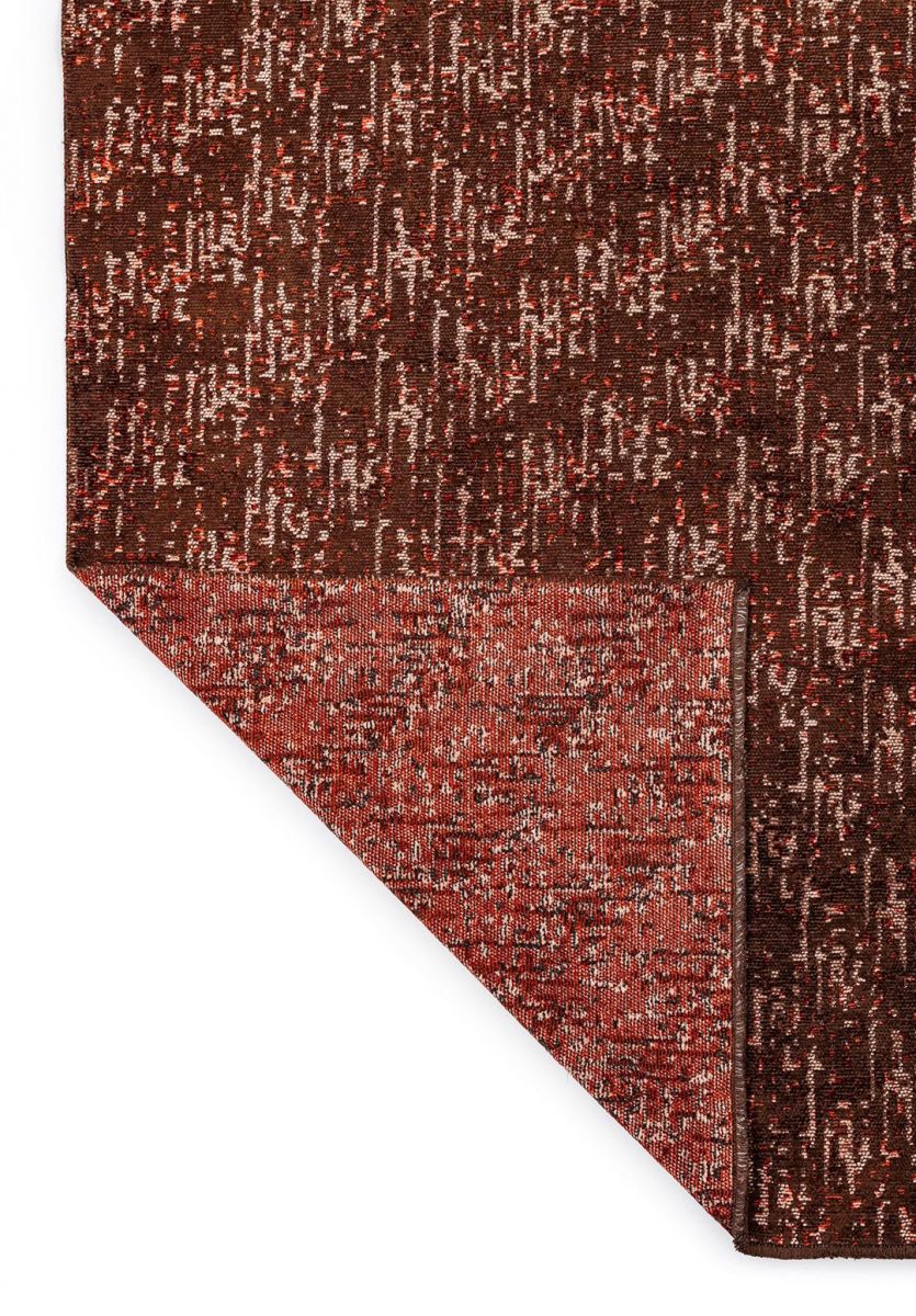 SOLSTICE DARK BROWN - RUST - COPPER RUG