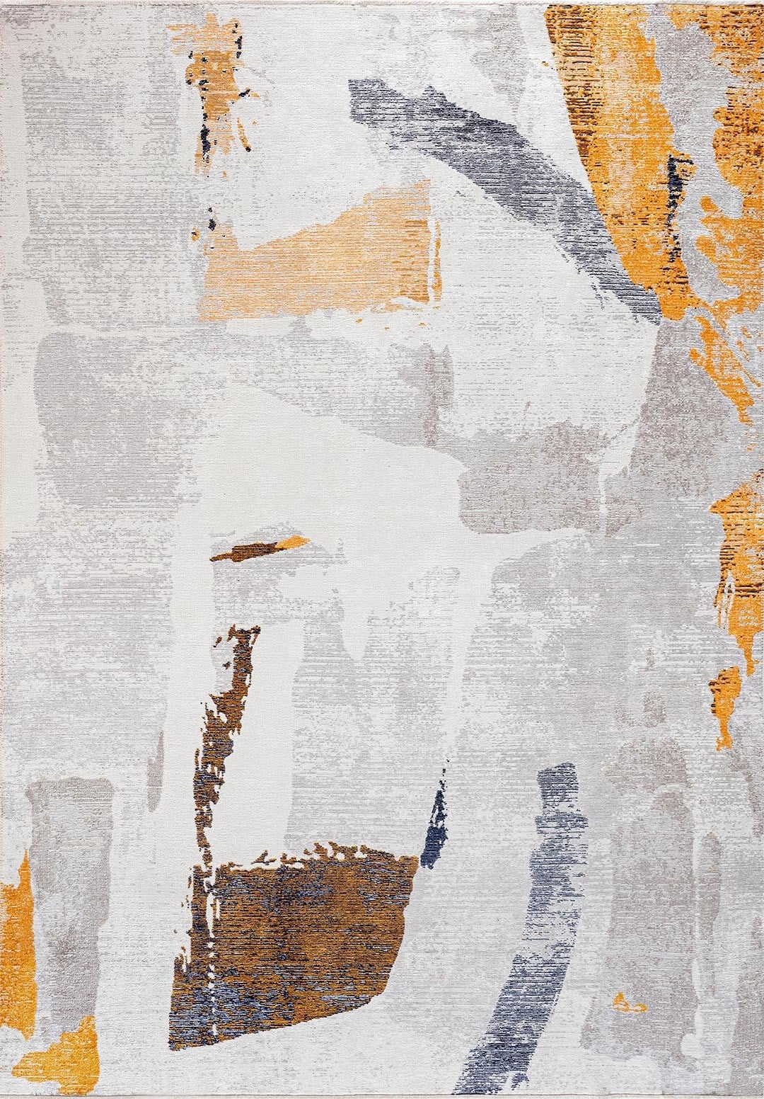 BLISS WHITE - GREY - MUSTARD - DARK NAVY RUG
