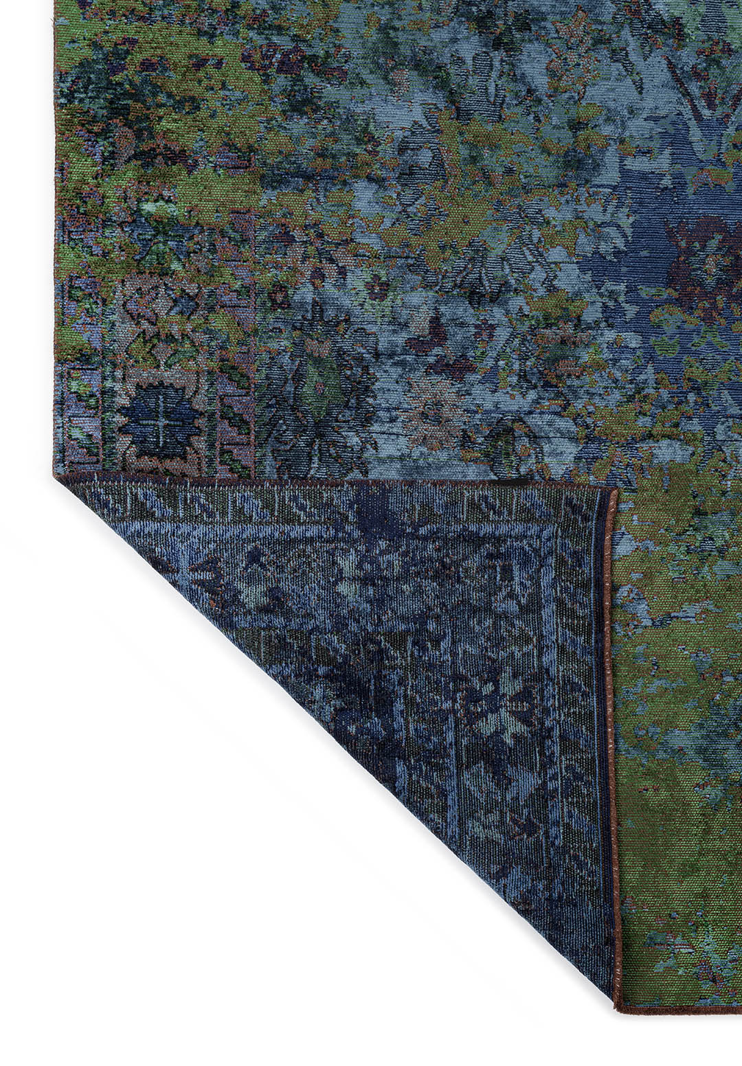 SPLENDOR ERA FOREST GREEN - NAVY BLUE - PETROL - DARK NAVY RUG - 3