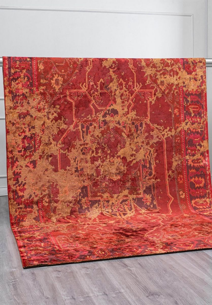 MONARCH ERA TERRA - CHERRY - RED - MAGENTA RUG