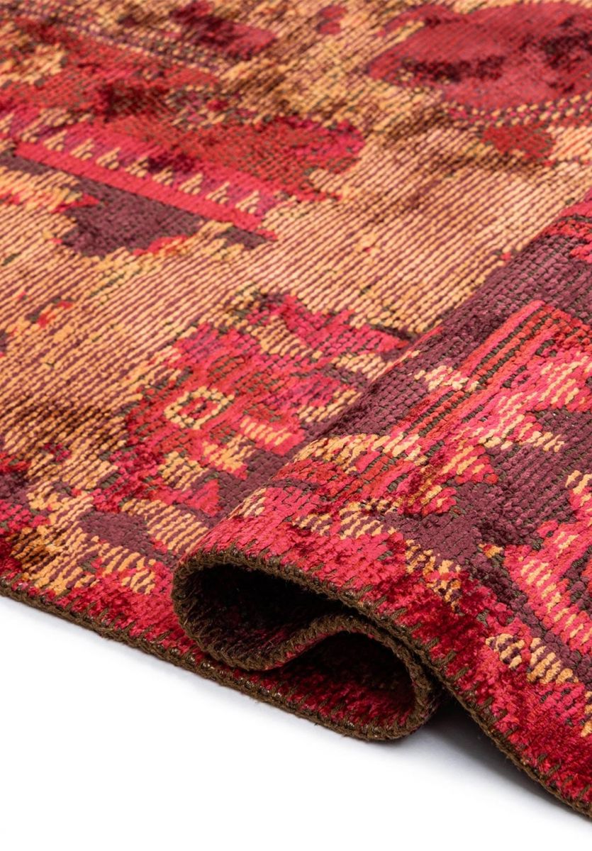 MONARCH ERA TERRA - CHERRY - RED - MAGENTA RUG