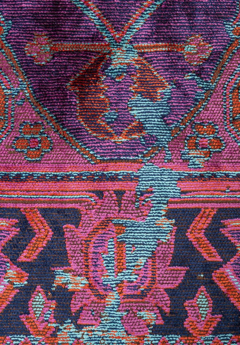 MONARCH ERA TURQUOISE - DARK NAVY - PURPLE - RUST RUG