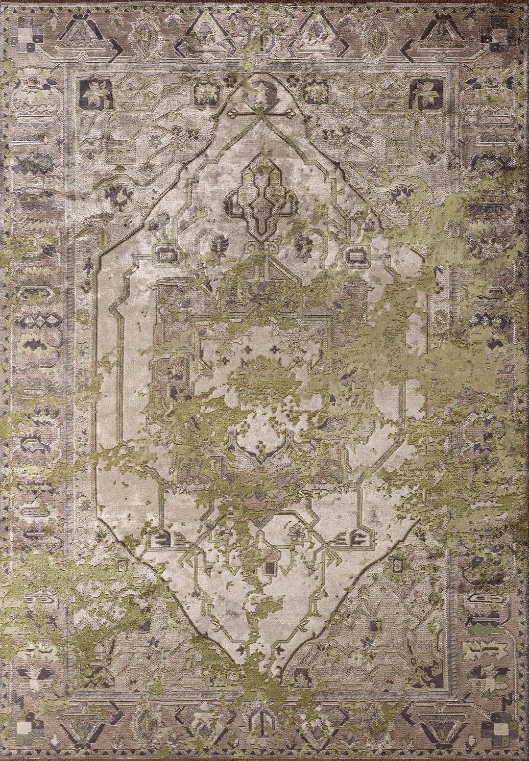 MONARCH ERA GREEN - DARK GREY - LIGHT GREY - CHARCOAL RUG