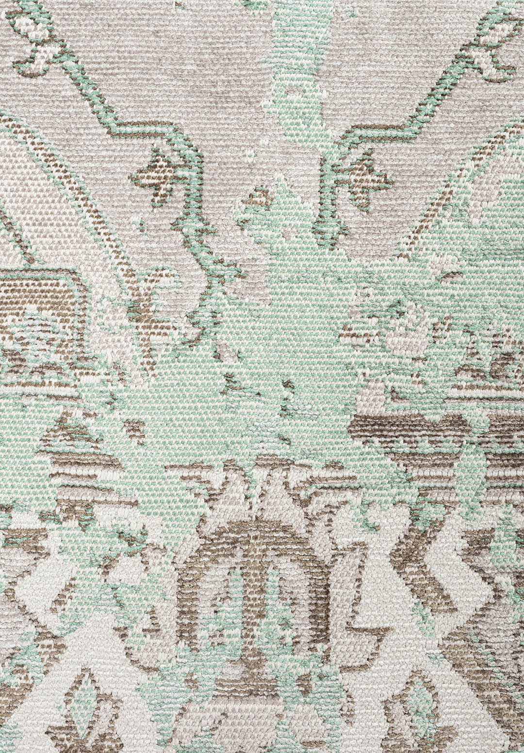 MONARCH ERA RIVER GREEN - ECRU - STONE - MINK RUG