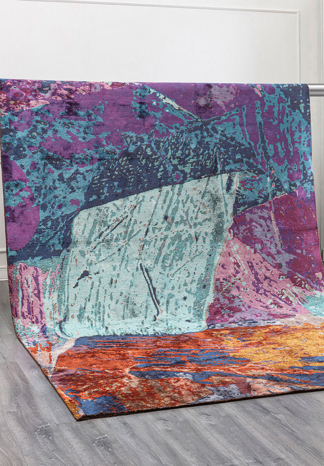 LAVA BONE - TURQUOISE - PURPLE - NAVY BLUE - MUSTARD - RUST RUG