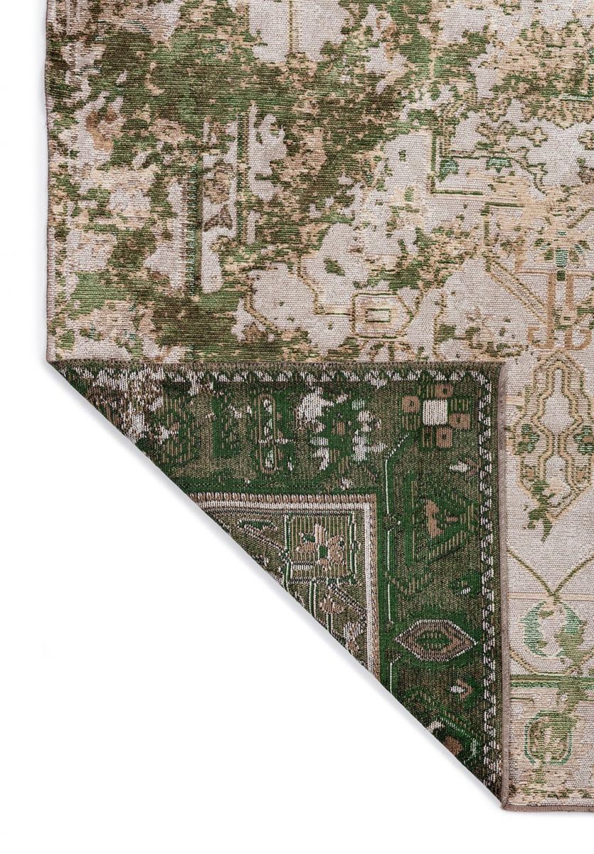 MONARCH ERA DARK BEIGE - FOREST GREEN - MINK - LIGHT CREAM RUG