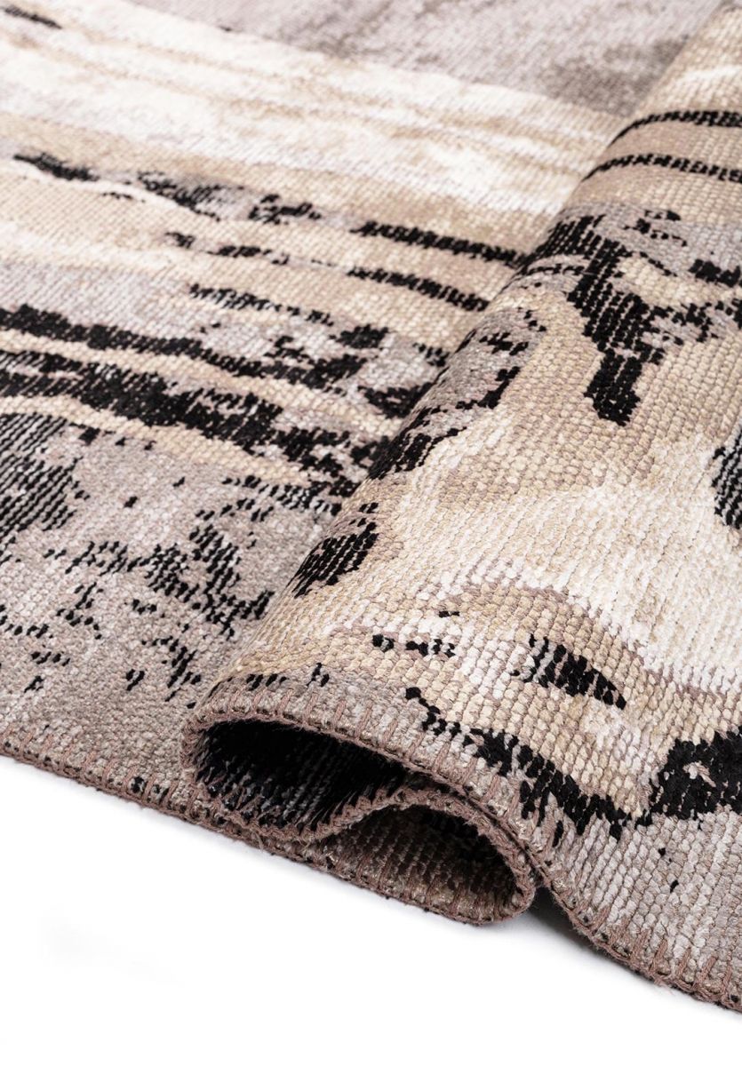 SMOKE GREY - BLACK - BEIGE - BONE RUG