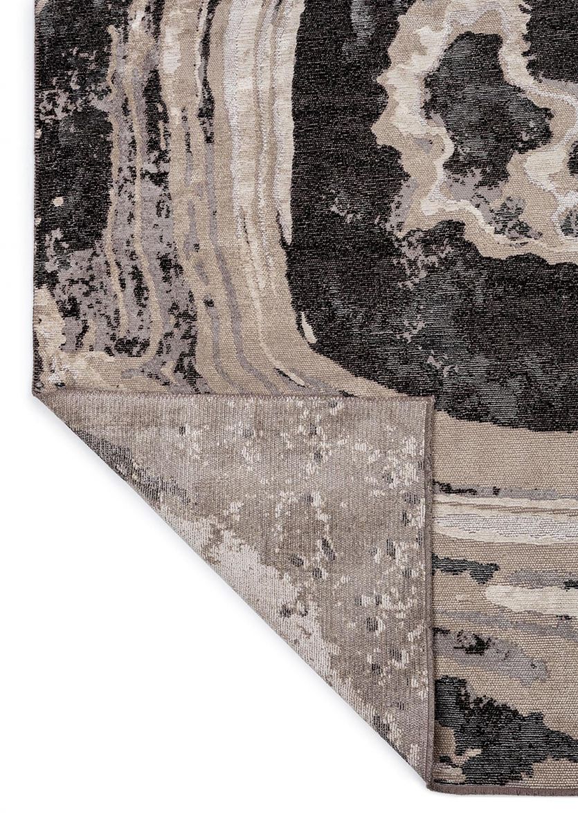 SMOKE BLACK - GREY - BEIGE - BONE RUG