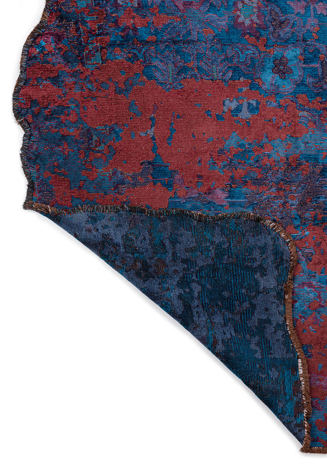 SPLENDOR ERA CHERRY - CYAN - DARK NAVY - NAVY BLUE RUG - 3