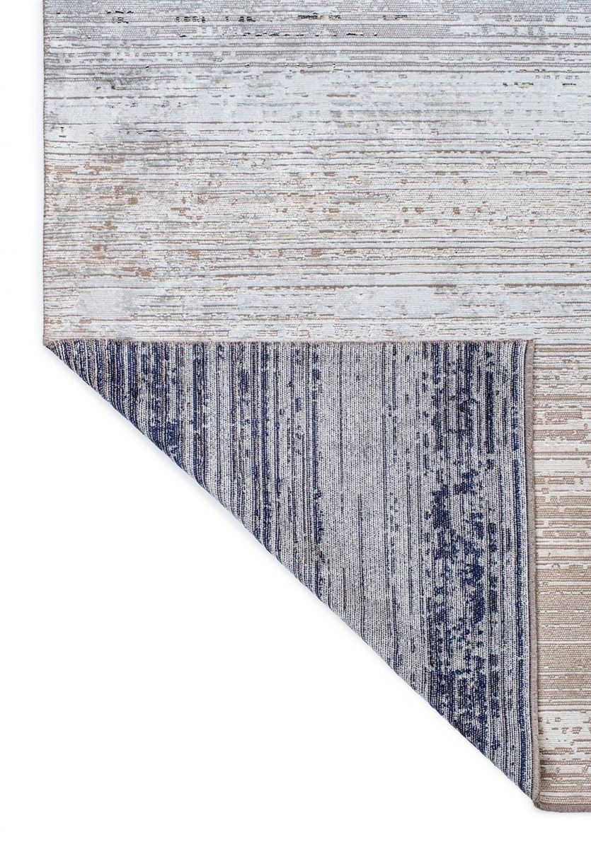 AURORA BEIGE - WHITE - NAVY BLUE - DARK NAVY - ICE BLUE RUG