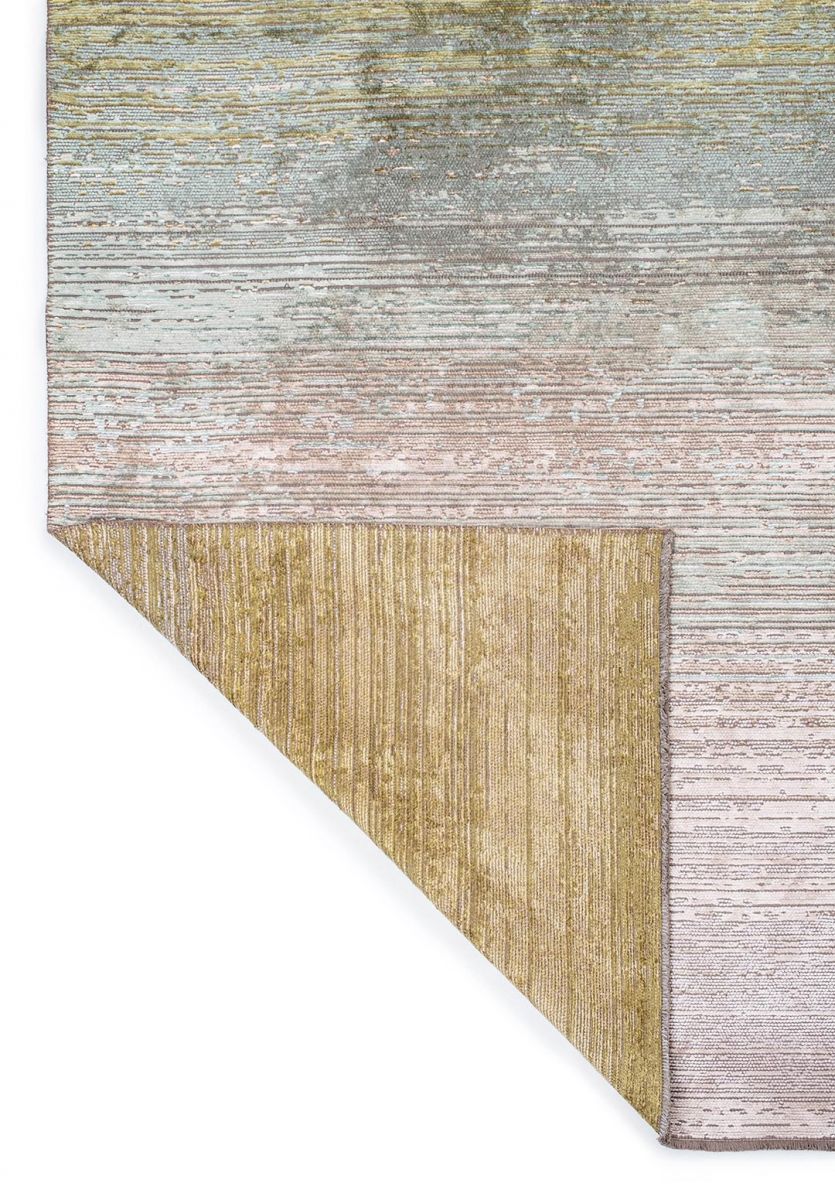 AURORA WHITE - CREAM - OLIVE GREEN - GREEN - RIVER GREEN RUG