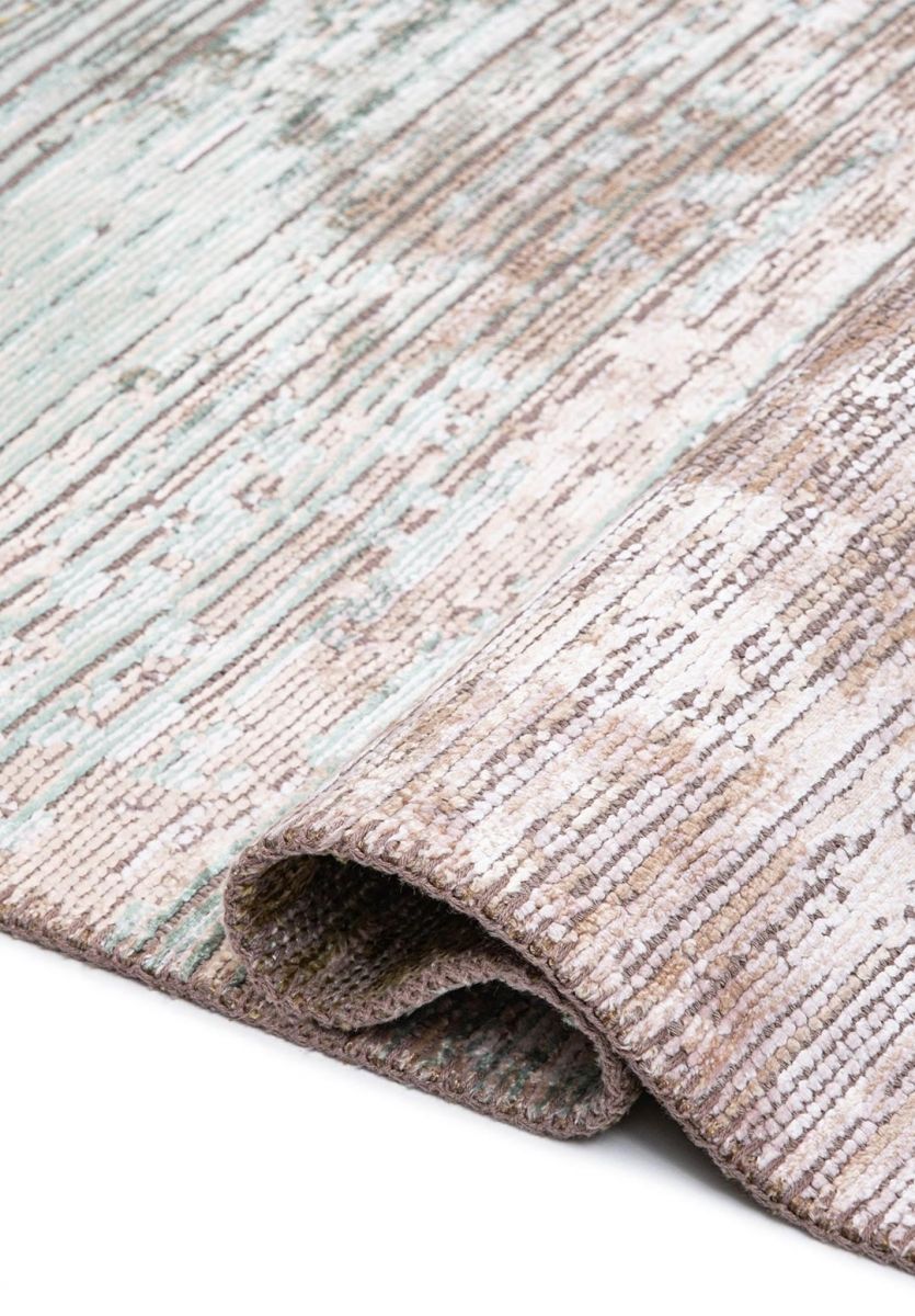 AURORA WHITE - CREAM - OLIVE GREEN - GREEN - RIVER GREEN RUG